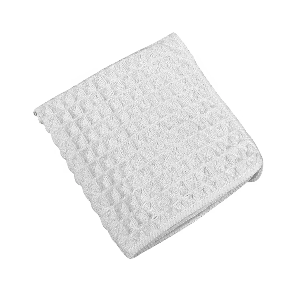 Custom microfiber waffle towel can add logo for kitchen and cafe / Custom waffle kitchen towel