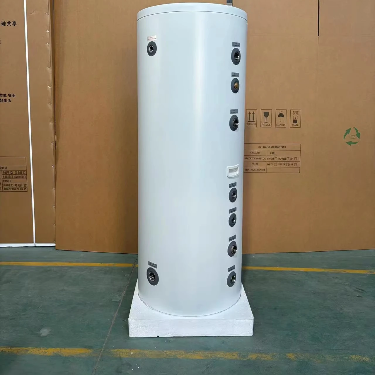 Wankang Split Pressurized Solar Water Heater Solar Water heater 300L water tank flat collectors