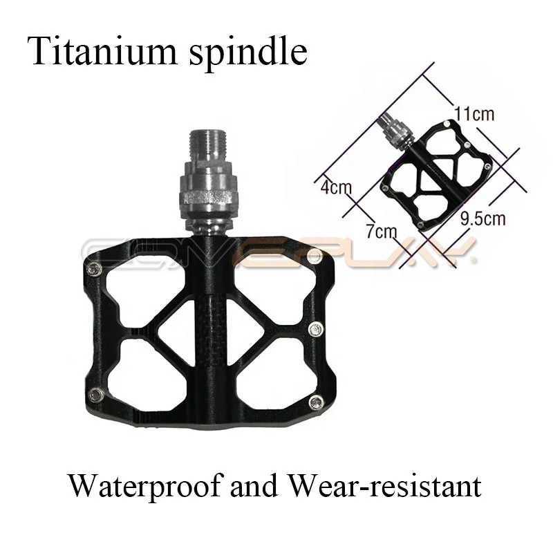 Comeplay titanium alloy CNC double-sided quick-release pedal for folding bike