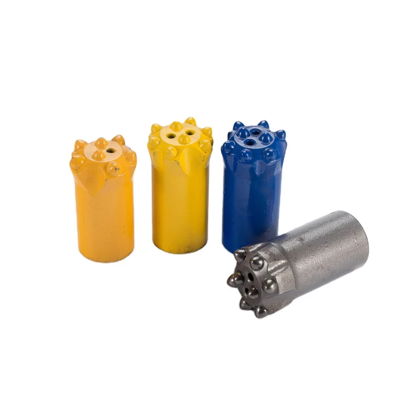 34mm 7 Buttons Tapered Button Drill Bit for Jack Hammer Thread Rock Drilling Tool