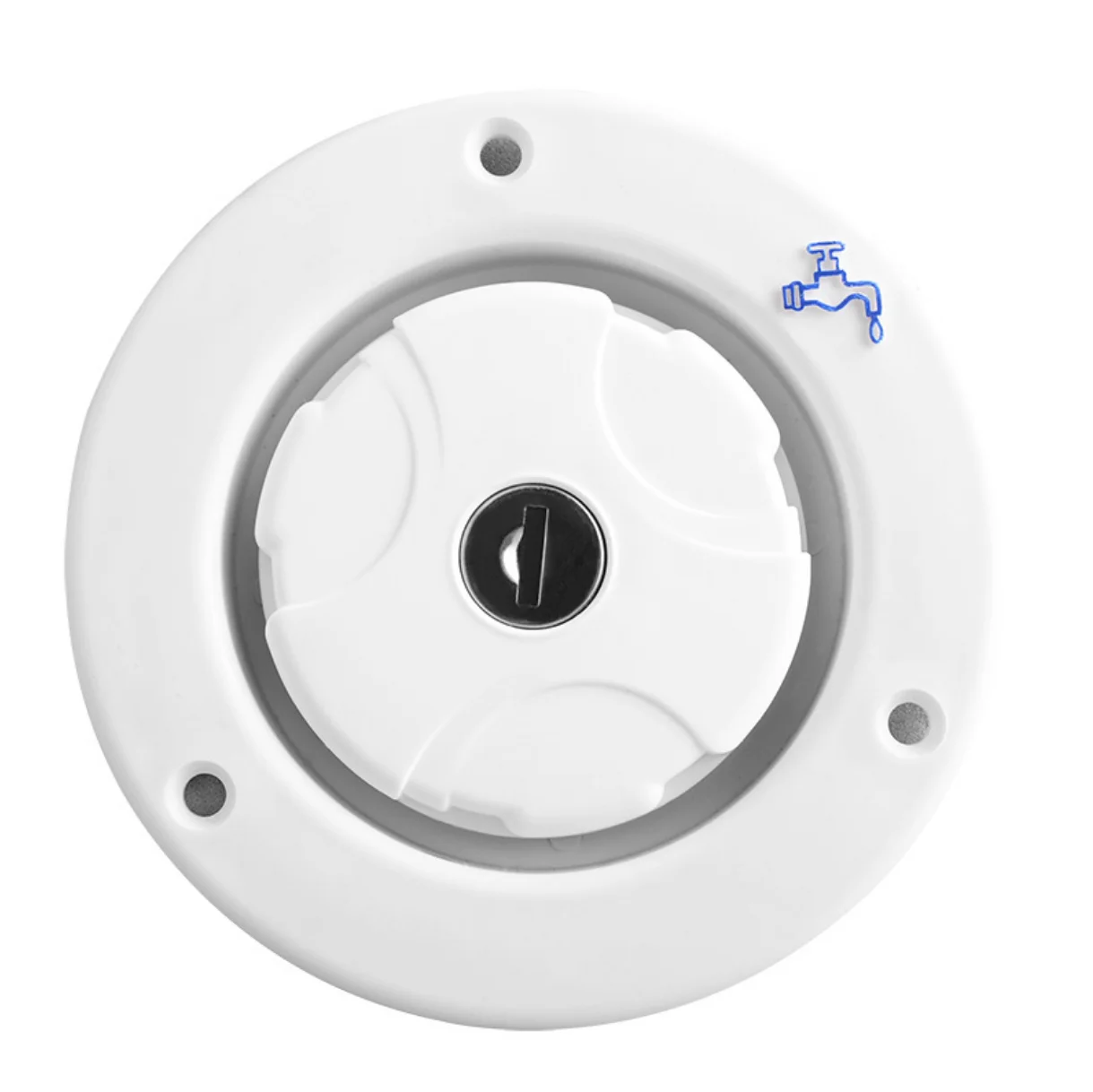 Trailer   lockable water accessories white Black RV gravity  Water Inlet
