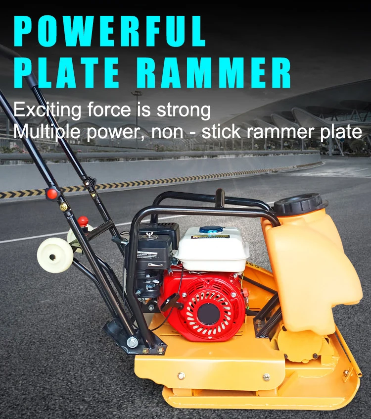 Reversible Diesel Vibratory Ground Plate Compactor Vibrating Tamping Compactor for Asphalt Sand Cement Road