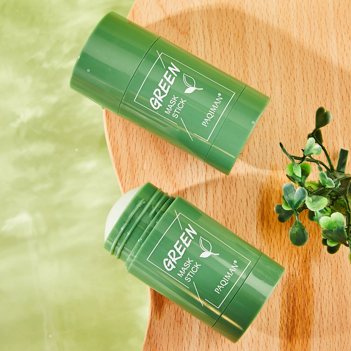 PAQIMAN Green Tea Mask Stick Private Label Moisturizing Firming Whitening Facial Masks Dead Sea Mask Clay