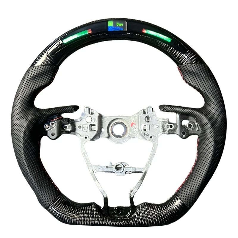 Personalized steering wheel Fit for TOYOTA Auris Altis Camry Rav4 Cross Modification carbon fiber steering wheel