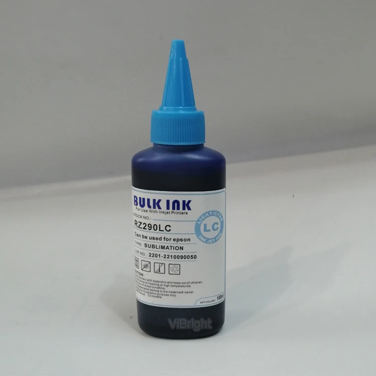 RZ290 premium sublimation ink bottle refill ink high density heat transfer ink  for EP T50 T60 1390 1410 L805  Inkjet Printer
