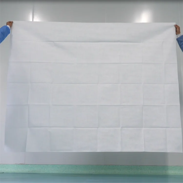 Manufacturer high quality wholesale disposable non woven fabric bed sheet with automatic folding machine