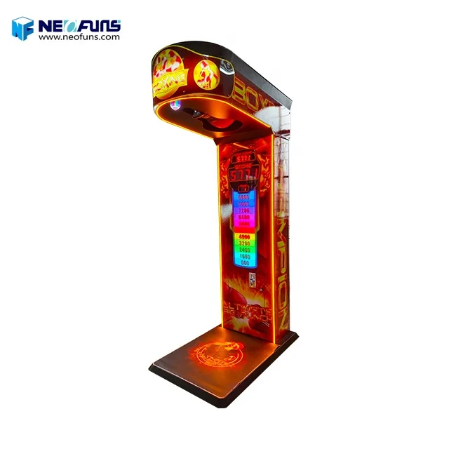 Hot Sale Sport Arcade Interactive Redemption Boxing Punch Measure Machine Coin Operated Punching Bag Boxing Game Machine