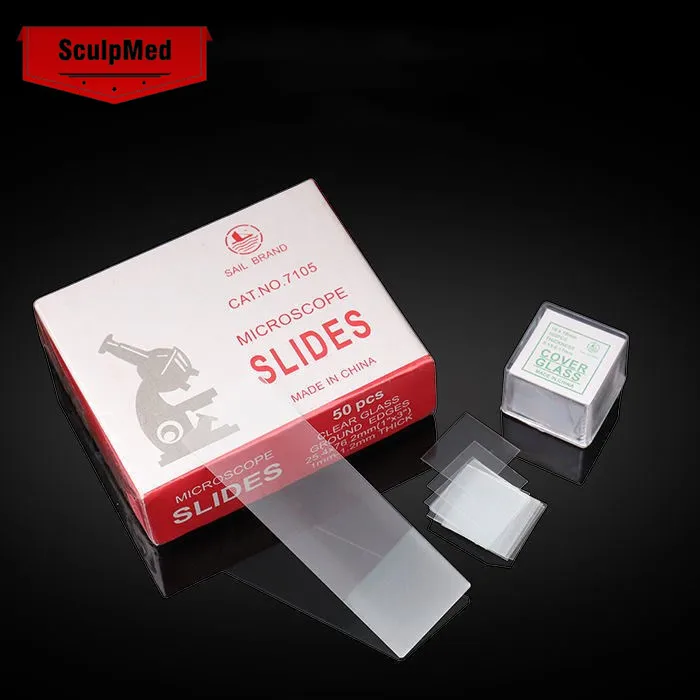 Laboratory disposable Glass 7101 7102 7105 7105-1 Microscope Slide With Single Frosted End