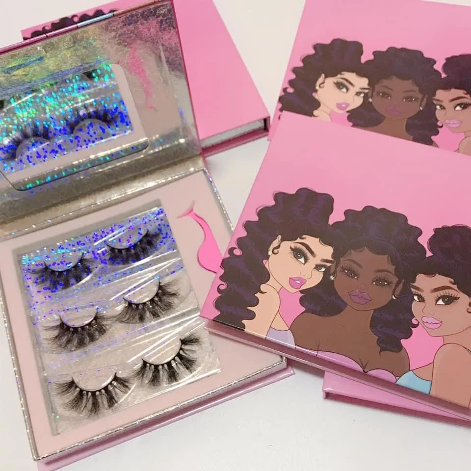 
Luxury Diamond Lash Box 3D 5D faux Mink Eyelashes Short Length15mm 25mm Custom Your Own Brand Eyelashes 