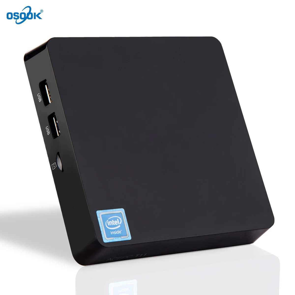 Мини-ПК T11 Plus, 4K, без вентилятора, Wi-Fi, VGA, HD, Intel Z8350, Windows 10