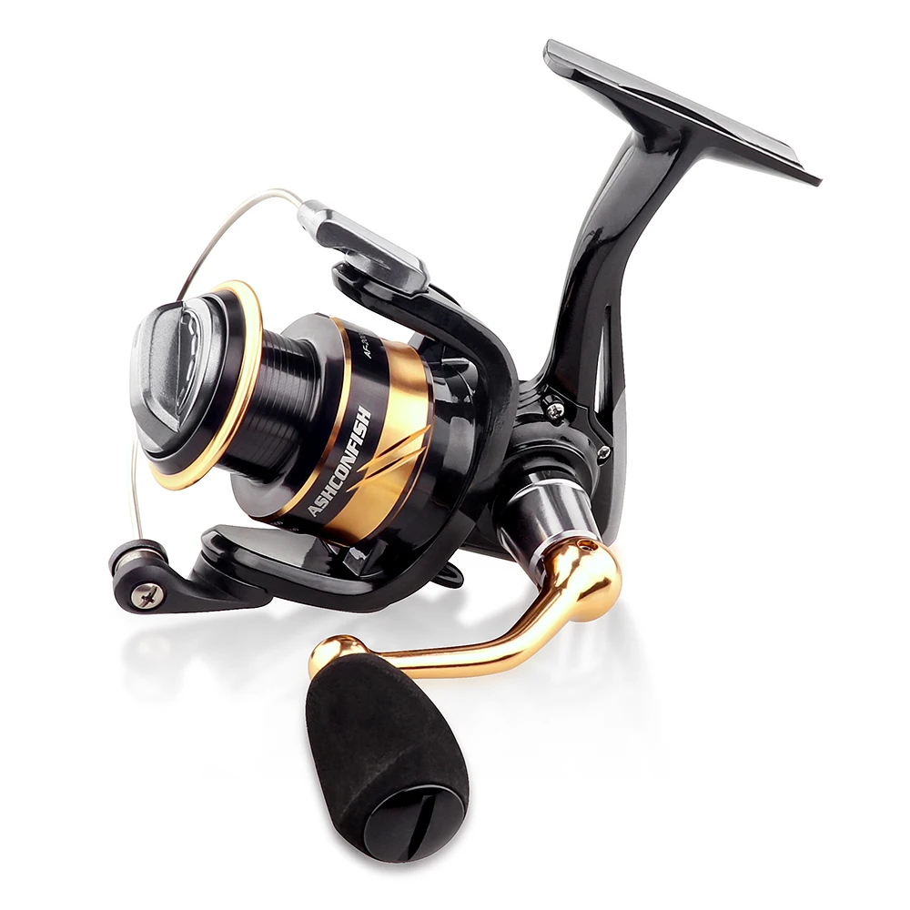 Hot Sale Fishing Reel H500-7000 Metal Ball Grip Spool 10KG Max Drag 5.2:1 Saltwater Fresh Spinning Reel carp Fishing Reel