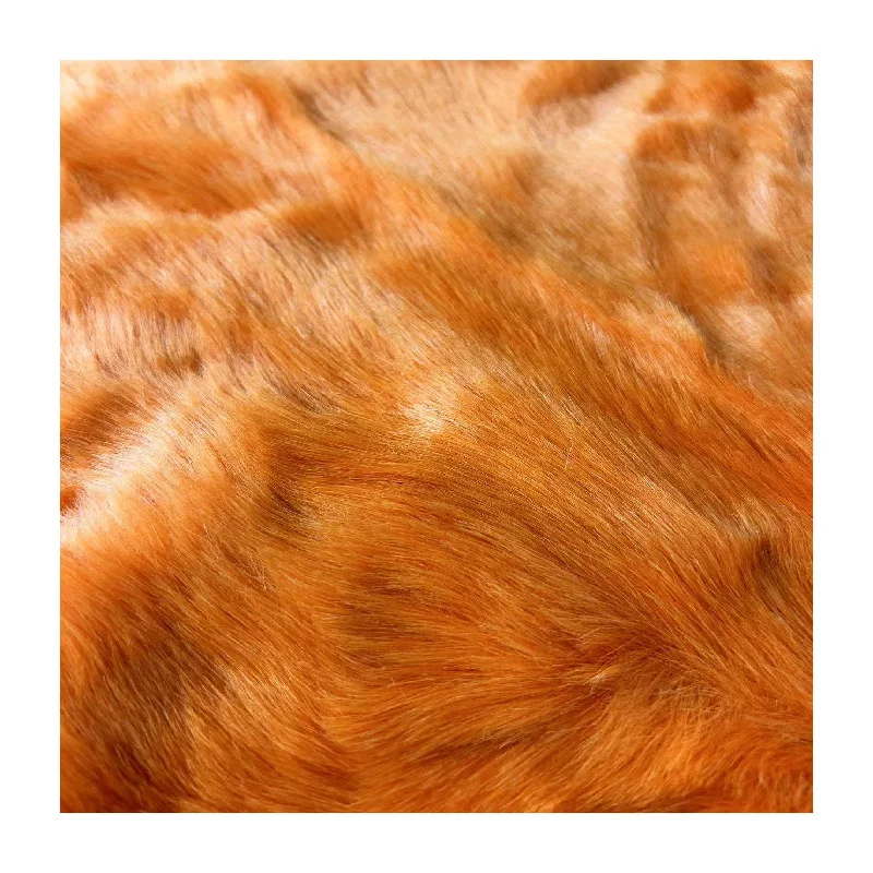 White 65mm Acrylic Silky Long Hair Pile Faux Fur Artificial Soft Toys Fur Fabric