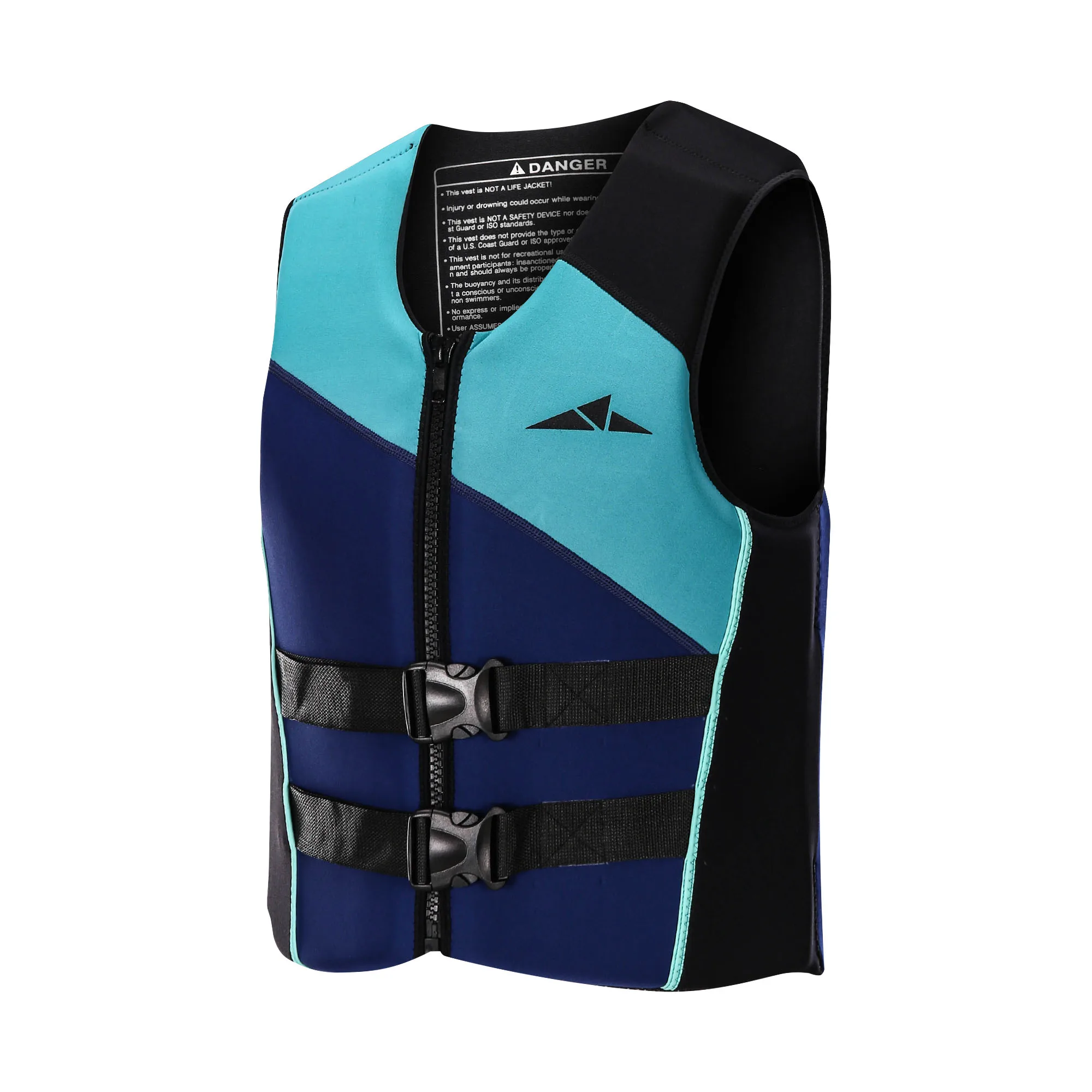 Sbart Adult Neoprene Life Jacket PVC Foam Buoyancy Vest Front Zipper Swimming Surfing Marine Kayak Life Vest