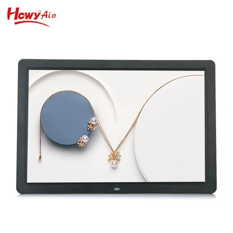 Оптовая продажа foto frame 15 4 дюймов 1280*800 16:9 USB SD DC интерфейс для наушников цифровая фоторамка