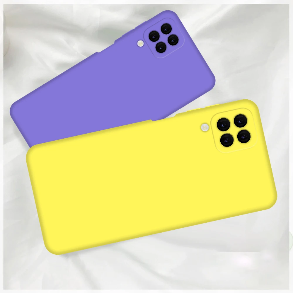 For Samsung A12  A22 phone case lined with fleece 2.0MM TPU original case for Samsung