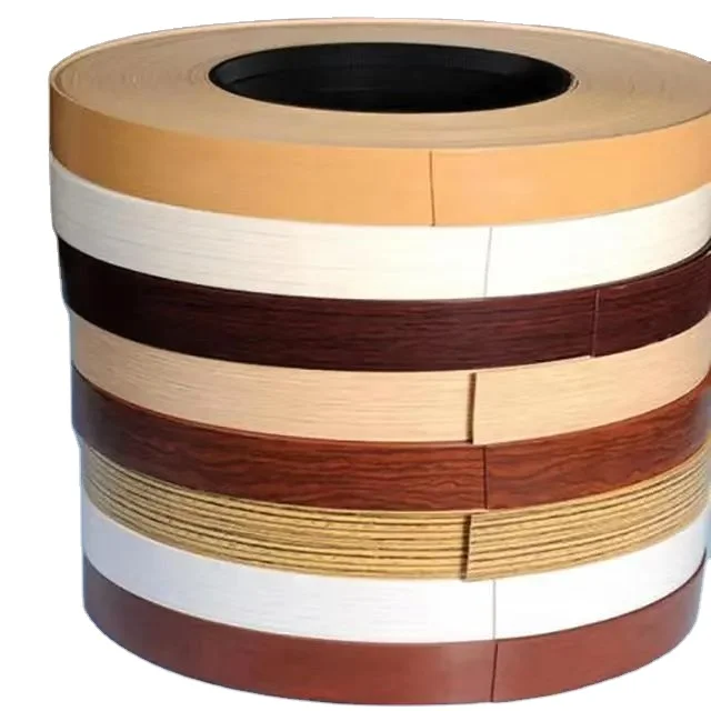 Modern Trend Furniture Accessories Edge Decorative Edge With Wood Grain Waterproof Pvc Edge Banding