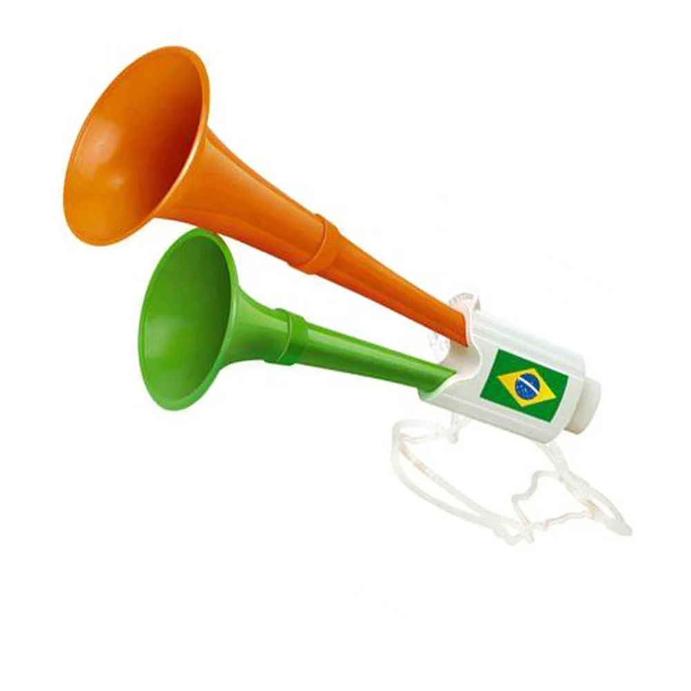 Plastic custom vuvuzela horn 5 trumpets air horn