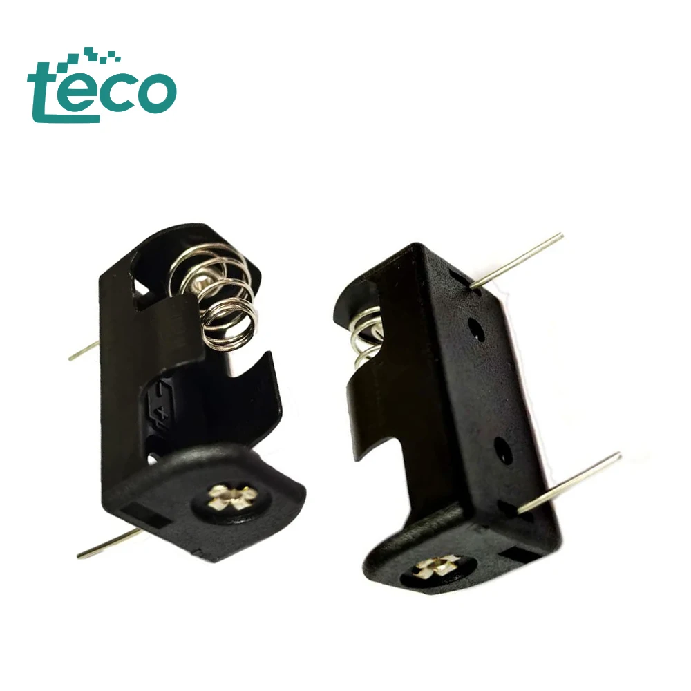 14250 держатель батареи 1/2AA 3 6 В с монтажным припоем PCB