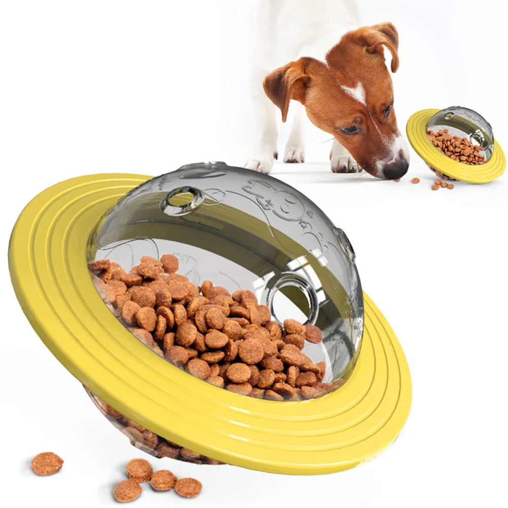 New Pet Dog Planet Toy Resistance To Bite Leakage Food And Flying Disk Toy Dog Training Products