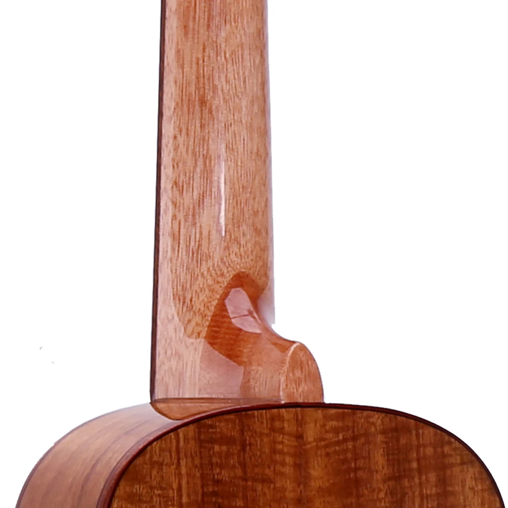 Full Size Ukulele Guitar Wholesale Price Spruce Wooden Flower Fingerboard Inlay 23 Inch Ukulele Make In China