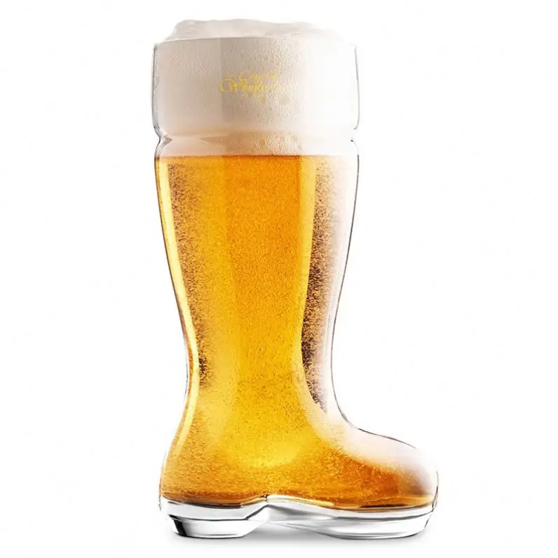 Wholesale 13 Unique Modern Large Tall Huge Giant Jumbo Big Foot Shaped Glass Drinking Cup Shoe Boot Shape Beer Glasses