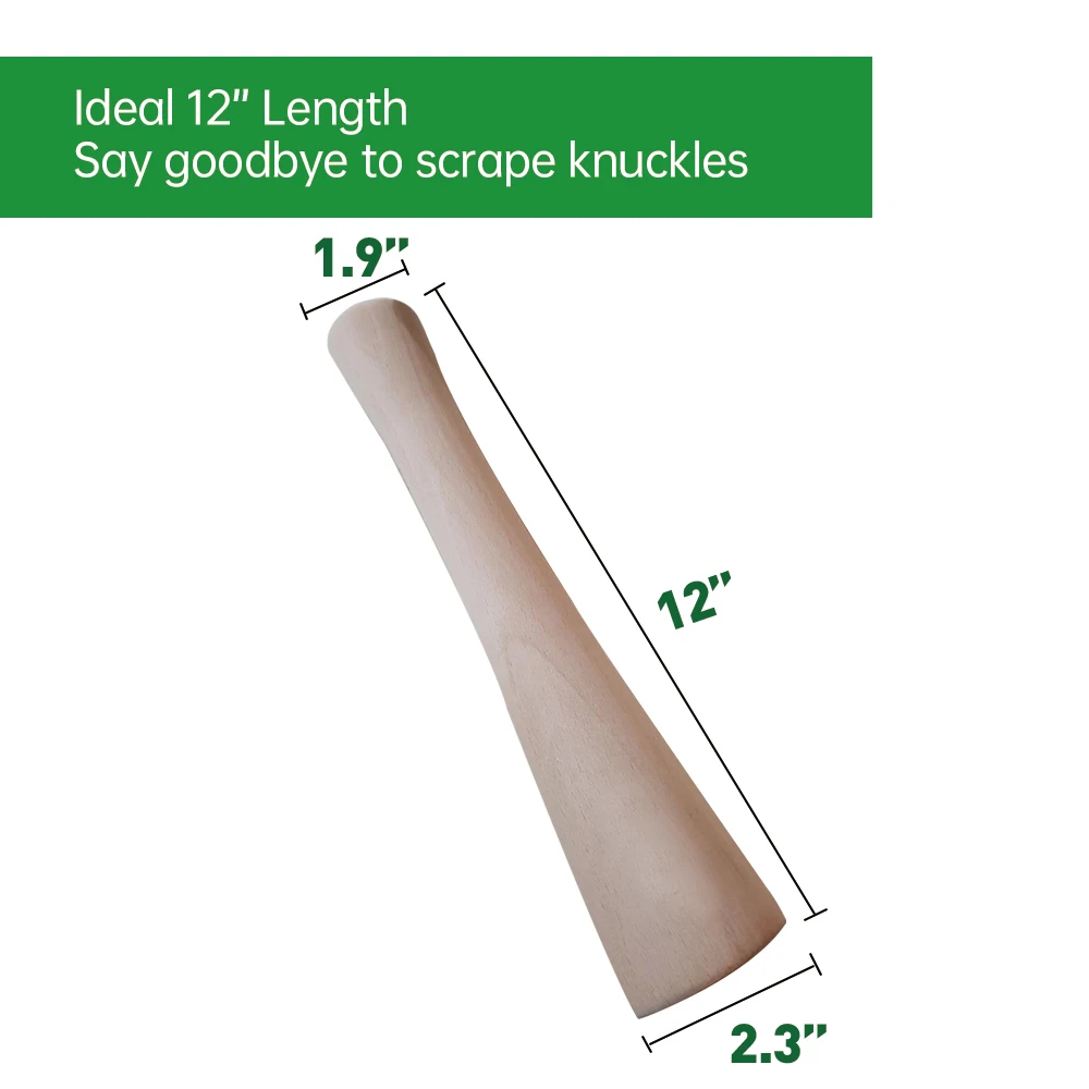 Bamboo Coffee Pressing Tamper Tool Kitchen Wood Mallet Food Masher Sauerkraut Fermentation Tamper