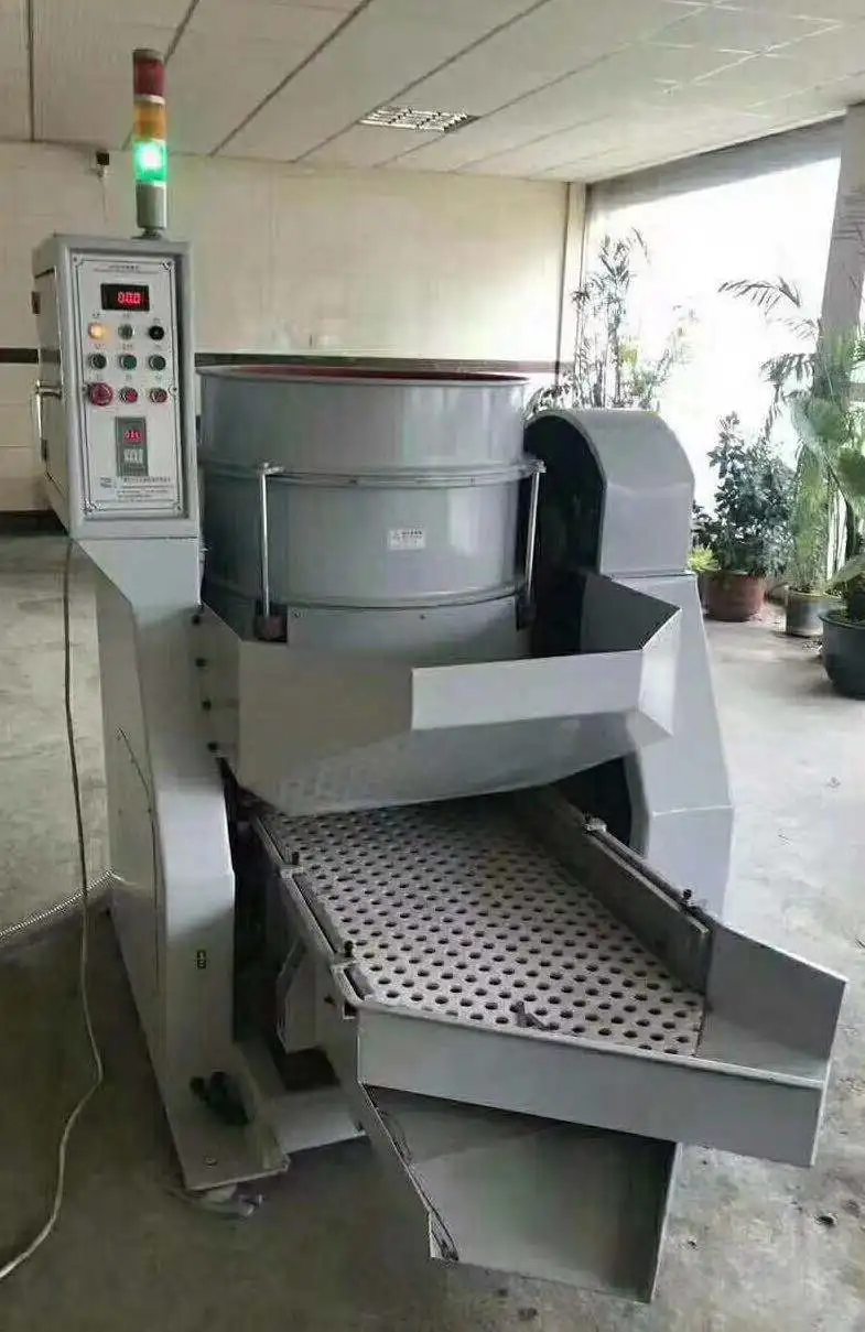 Disc finishing machine zipper mirror finishing  centrifugal polisher machine