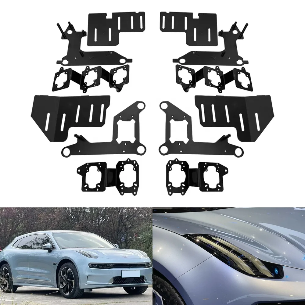 TAOCHIS car headlights adapter frame Bracket Holder for ZEEKR 001 2021-2023 matrix adapter frame car light retrofit modify