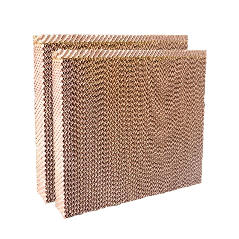 Qingzhou 7090 poultry farm imported base paper air cooler honeycomb pad/greenhouse cooling equipment