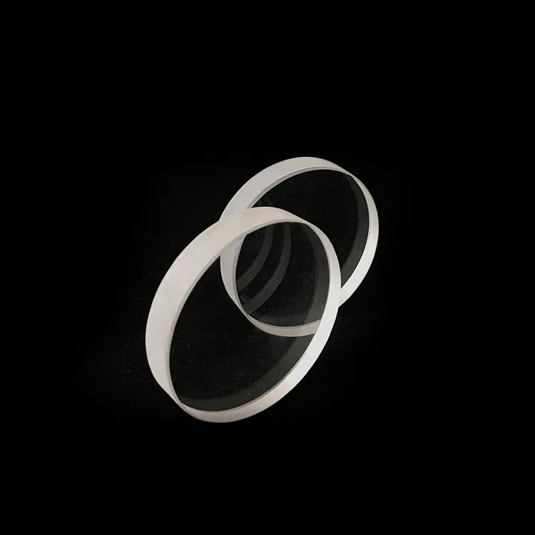 Quartz round tempered glass plate transparent borosilicate observation mirror