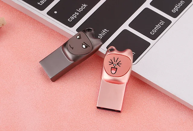 Promotional Gift waterproof cartoon mini cute Usb 2.0 3.0 Personalized Design all capacity with keychain USB Flash Drive