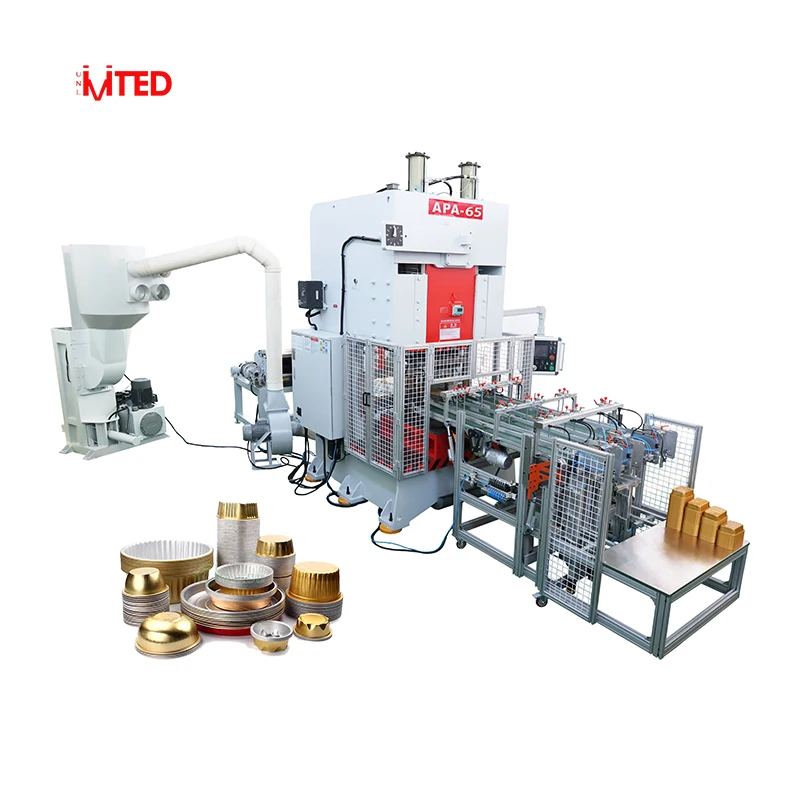 RZLH-C63T High-accuracy speed production Food delivery box aluminium foil container manufacturing machine