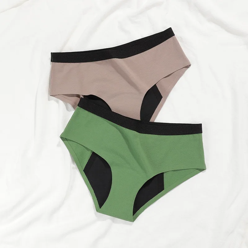 INTIFLOWER P0004 Cotton plus size reusable leakproof 4 layer culotte menstruelle period panties heavy flow menstrual for women