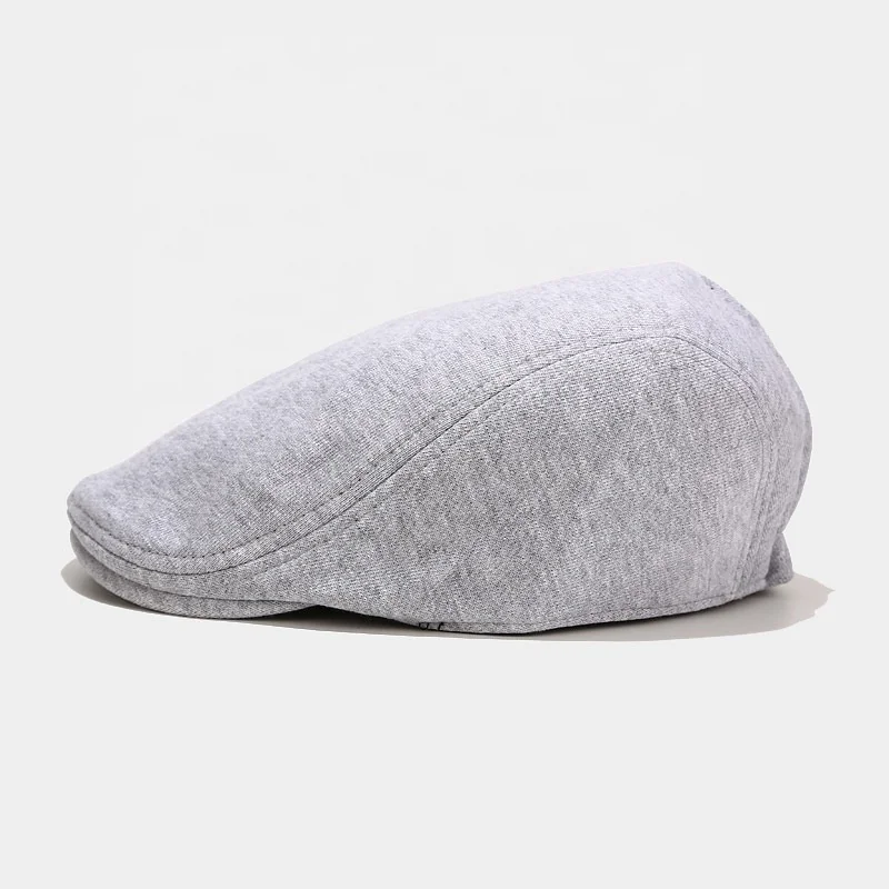 Wholesale Outdoor Leisure Cotton Fall Winter Solid Color Golf Driving Gatsby Cap Winter Peaky Blinders Wool Newsboy Caps