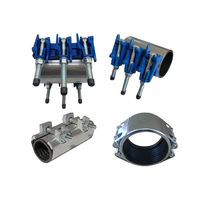 Ремонтный зажим из нержавеющей стали для трубы большого диаметра