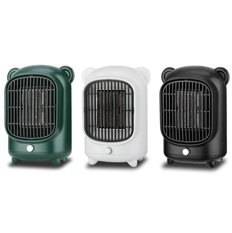 Wholesale 500W Portable Electric Mini Heater Fan Warm PTC Portable Fan Heater For Winter