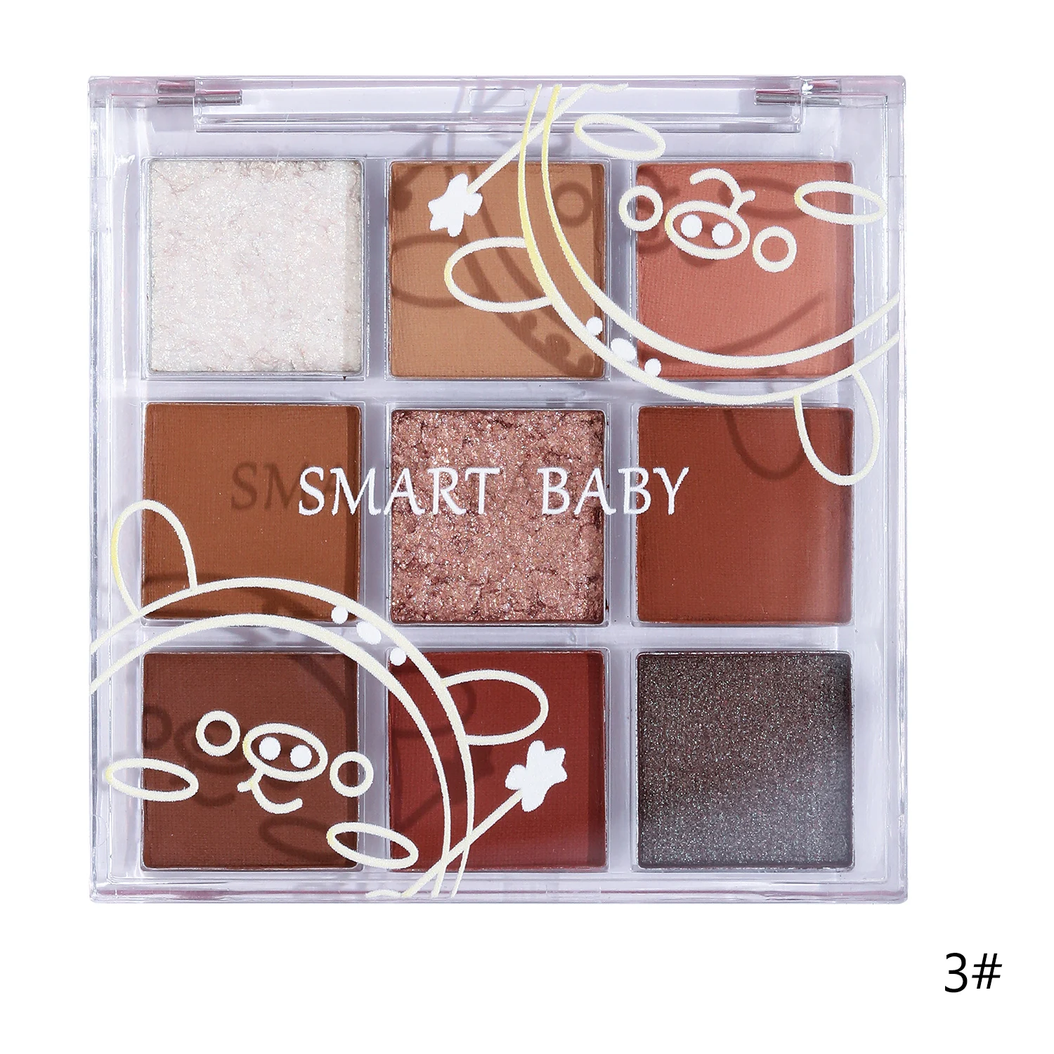 New Custom Beauty  Eyeshadow Makeup Best Quality No Logo Eye Shadow Palette Private Label