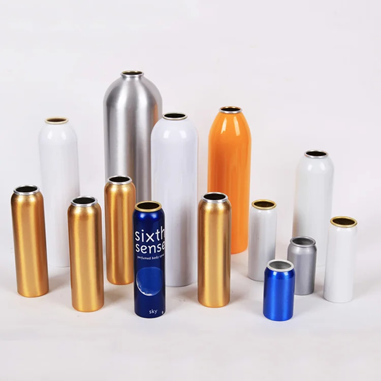 Manufacturers Factory 300ml 400ml 800ml Custom Printing Recyclable Spray Gas Can Empty Aluminum Aerosol Tin Can Oxygen Bottle