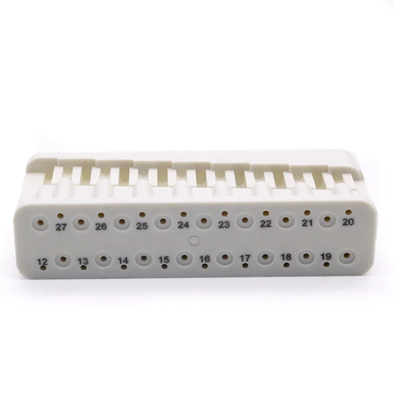 Dental Mini Endo Files Reamers Measuring Autoclavable Endodontic Block Dentist Ruler