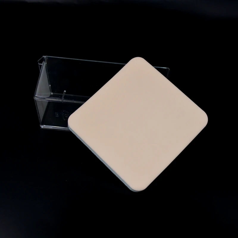 Медицинская одноразовая стерильная повязка из силиконовой пены для ухода за ранами без рамки