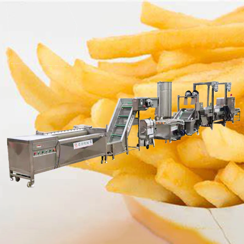 New Wave Frozen French Fries Vending Machine Vegetable and Fruit Processing Line for Vegetable Processing Plant and Flour Mill