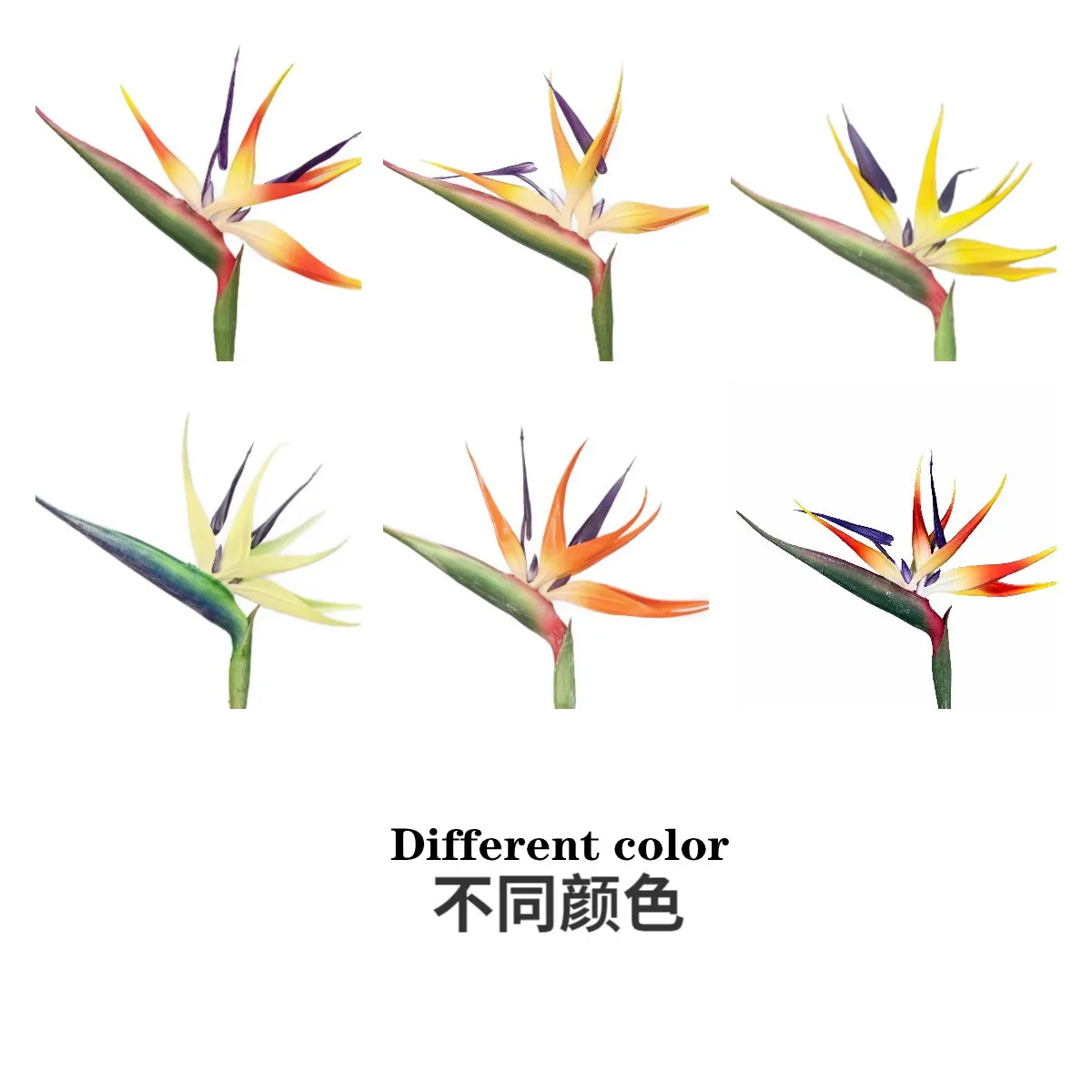 Simulation flower Bird Of Paradise for home decoration factory wholesale