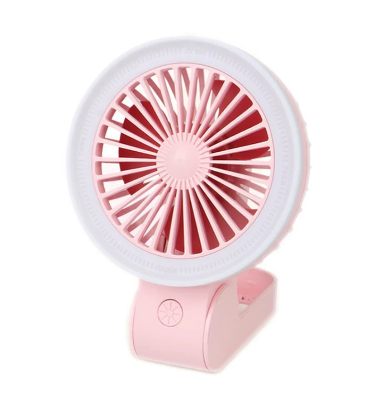 
Unique design fan with LED air cooler fan 270 degree angle adjustable table fan 