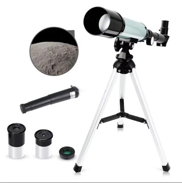 Astronomical Gift Hd High Magnification Portable And Stable Tripod Refractor Telescope 36050 For Kids And Beginner