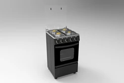 Zhongshan hot sale cheap stand gas cooker oven with 4 brass cap gas bunrers for south American