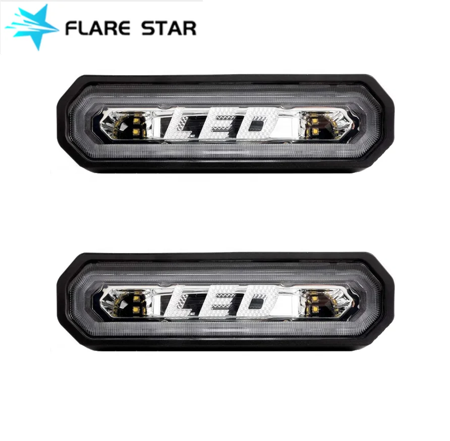 Day Running/Reversing/brake lights 4X4 off-road vehicle fog lights, Be used for SUV  7 inch LED Strobe Lights