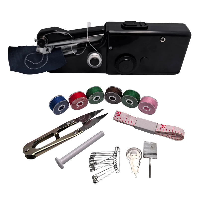Hot selling creative home hand-held portable sewing accessories Sewing machine manual mini machine