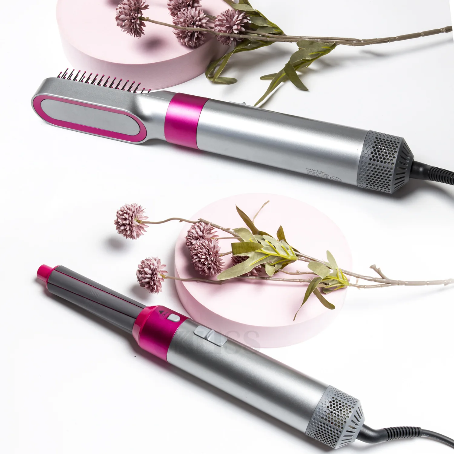 
 Многофункциональный один шаг горячий воздух кисть профессиональный фен автоматический вращающийся завивки волос сушилка 5 в 1  