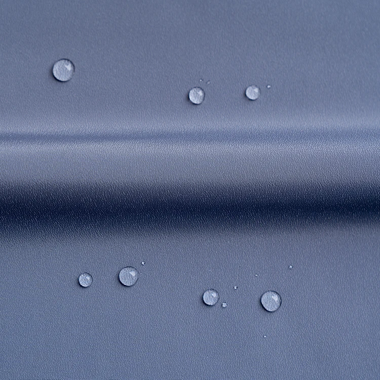 recycled solid plain twill bonded memory weaving polyester fabric for sportswear casual suit coat