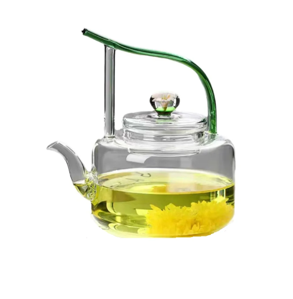 Заводская оптовая продажа стеклянный чайник ручной работы аппарат для кипения чая кунг-фу